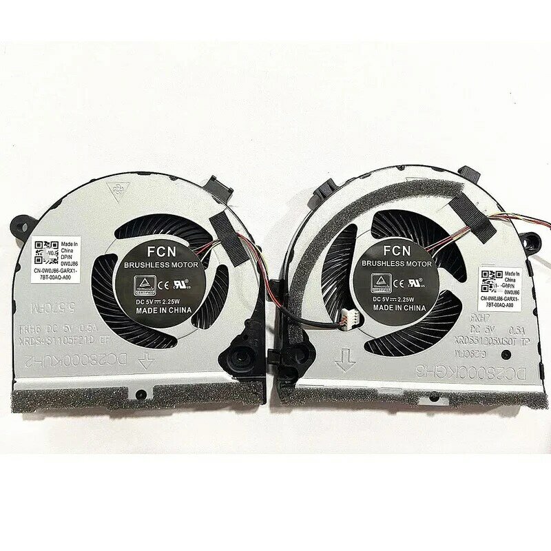 Ventilador de refrigeración GPU para CPU, enfriador para Dell G3 G3-3579 Series 0TJHF2 TJHF2 0GWMFV, nuevo