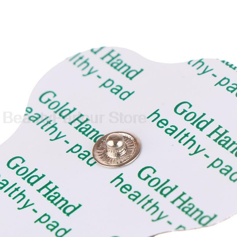 2/10Pcs 3.5MM Button Type Pad Electrode Massage Pads Cable for Digital Tens Acupuncture Device Body Massager Therapy Machine
