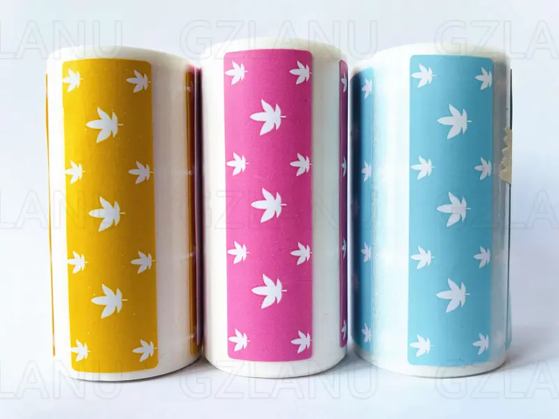 Colored Thermal Label Sticker Paper Rolls Notes BPA Free 57x15mm For PeriPage PAPERANG Mobile Mini Printer Photo Impresoras