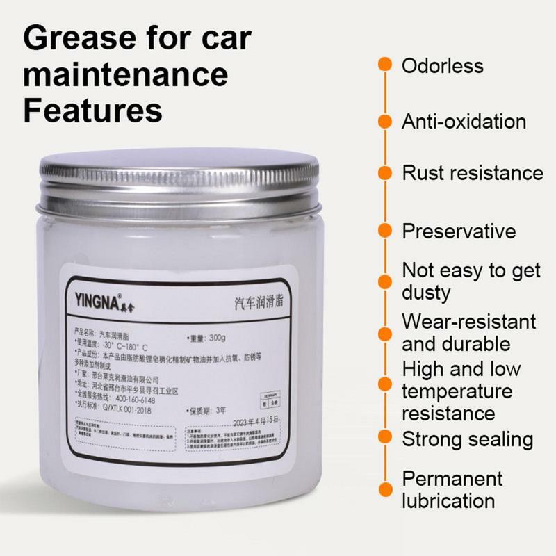 New Car Sunroof Track Lubricating Grease Waterproof High-Temperature Resistant Grease For Sliding Glass Doors Multipurpose