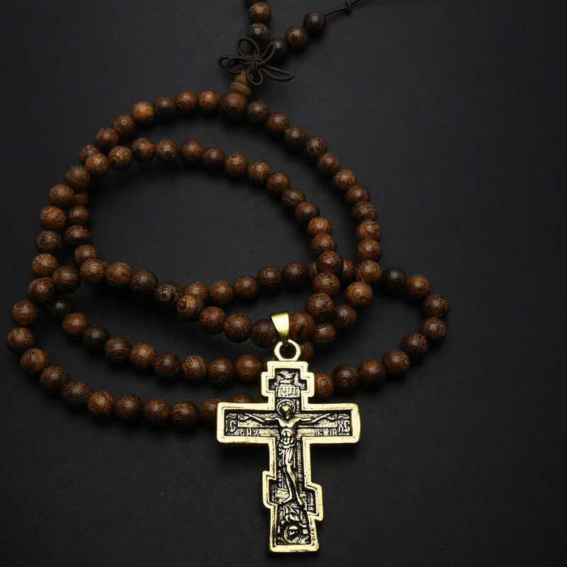 Film John Wick Baba Yaga Ketting Jesus Cross Metalen Hanger Cosplay Sieraden Accessoires Prop