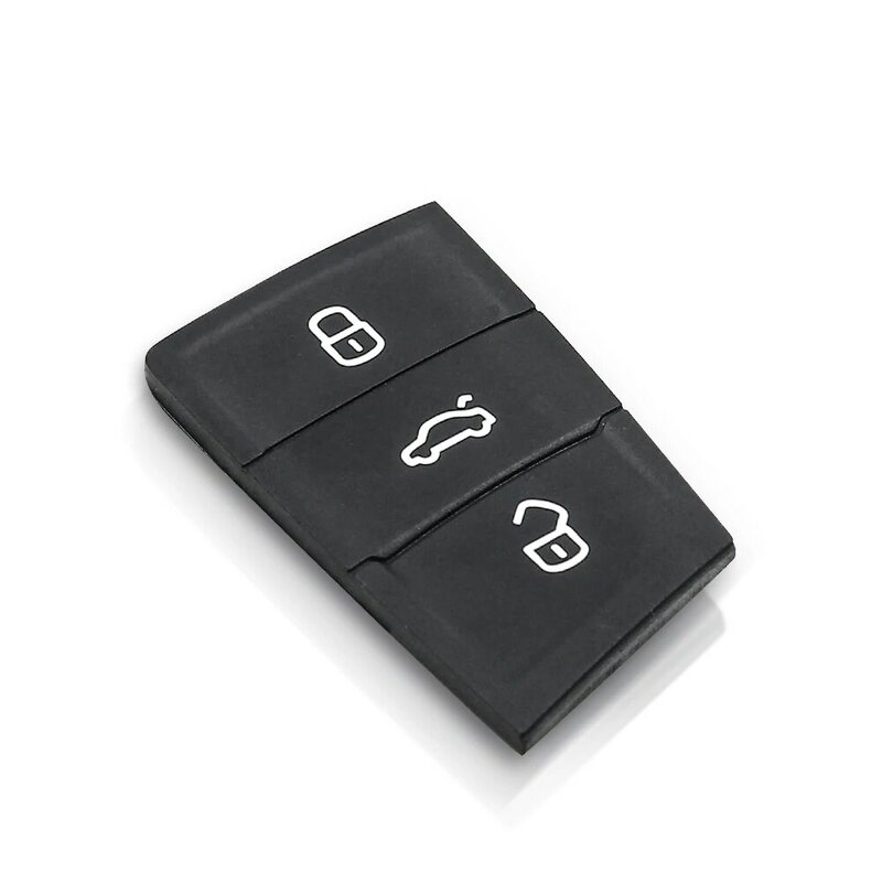KEYYOU 3 Button Rubber Remote Car Key Pad For Volkswagen VW Golf 7 4 5 Mk4 6 For Skoda Octavia For Seat Leon Ibiza Altea Key Fob