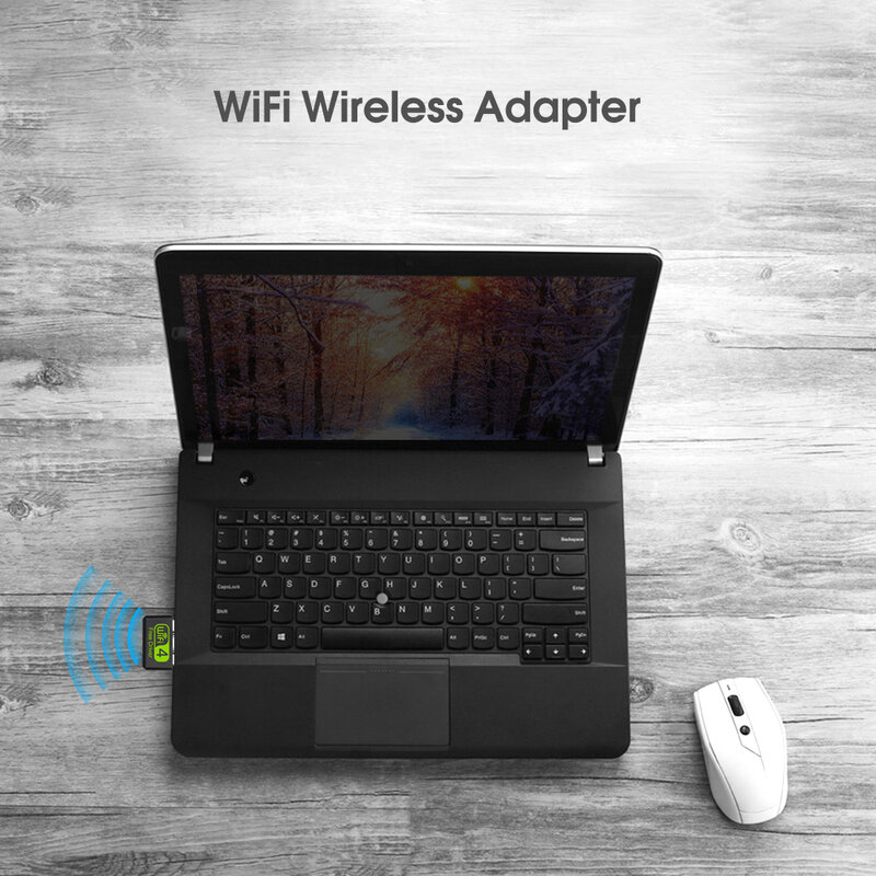 Adaptateur USB WiFi 150Mbps, carte réseau, dongle récepteur, USB Ethernet pour PC, ordinateur portable, ordinateur de bureau, Linux, Windows