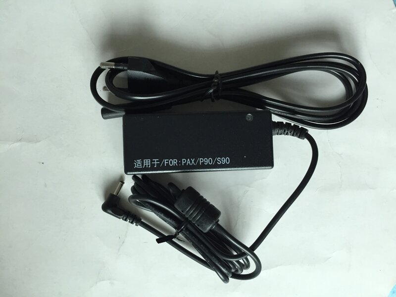 Original PAX Terminal POS S90 Spare Parts Power Adapter  9V1A for PAX S90 Wireless POS Terminal