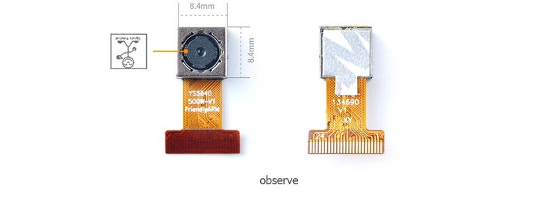 Camera Kit Módulo para o NanoPi Duo2 e NanoPC ARM, Demonstração Board Series, OV5460