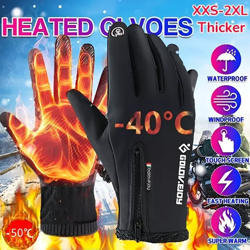 Guanti invernali per uomo donna guanti tattici caldi Touchscreen impermeabile escursionismo sci pesca ciclismo Snowboard guanti antiscivolo