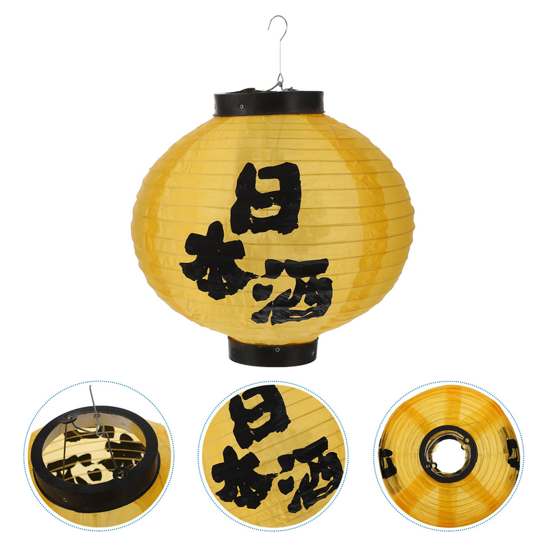 Na zewnątrz japońskie lampiony kreatywne tkaniny do zawieszenia Ramen makaron Ornament wykwintne ozdoby abażury ozdoba