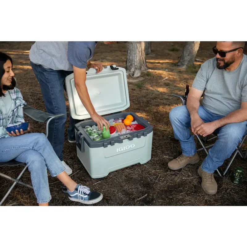 50 qt Eis kasten kühler Thermo kühler für Getränke Fracht freie tragbare Kühler Camping box Strand Outdoor Camp Koch zubehör
