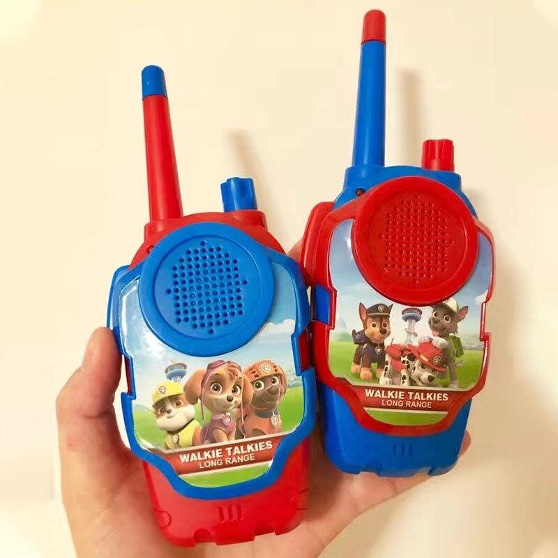 Intercomunicador de plástico de 462MHZ para niños, antiinterferencias juguete, mini walkie talkie silencioso mejorado, juguetes de dibujos animados para padres e hijos, 200m