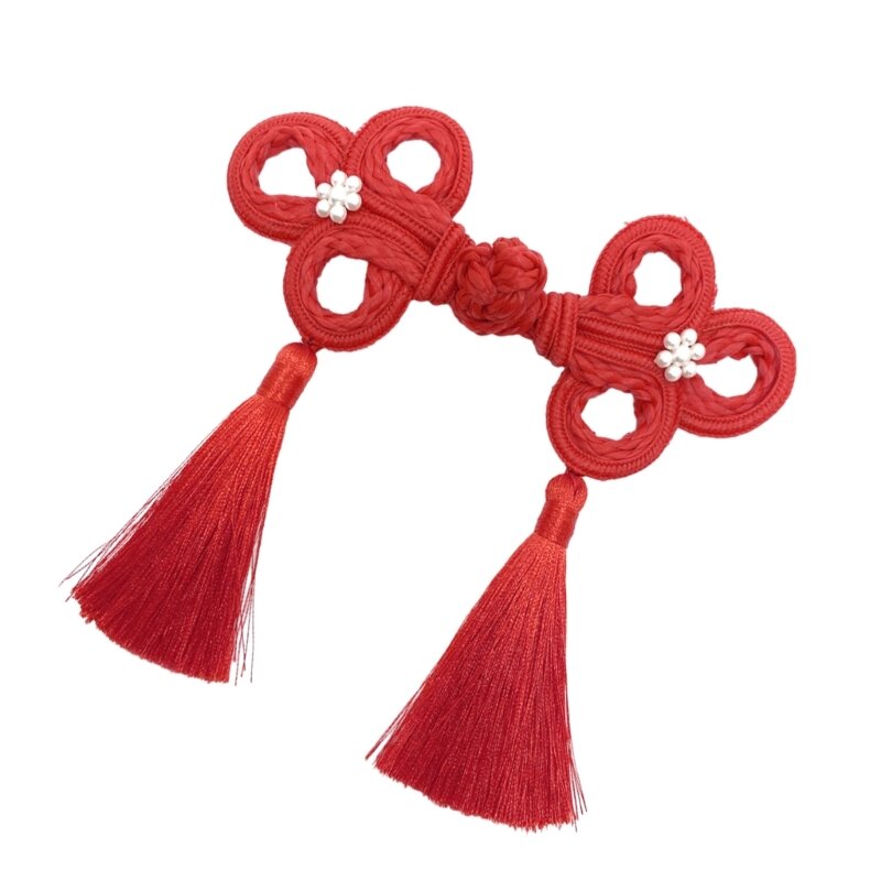 Chinese Closure Button Tassels Scarf Cardigan and Costumes Outfit Sewing Chinese Knots Sewing Fasteners