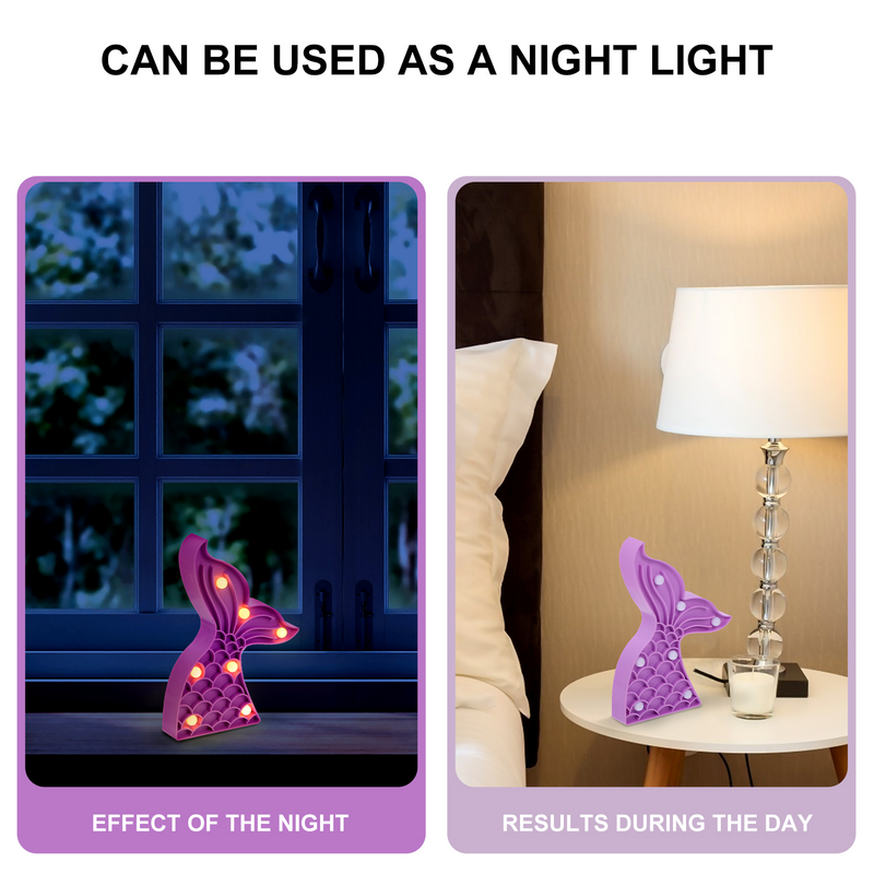 Mermaid Tail Night Light, Fontes do partido, Night Light, Não