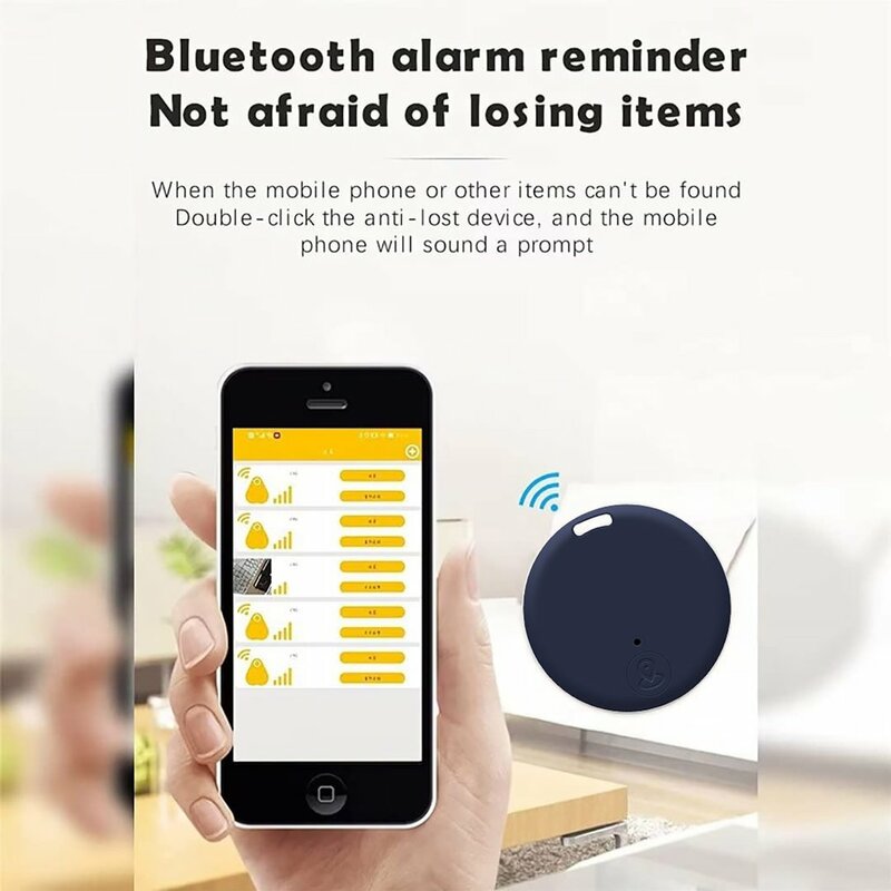 Novo Smart Tag Anti-Perdido Alarme Sem Fio Bluetooth Tracker Phone Stuff Pesquisa bidirecional Mala Chave Pet Finder Localização Registro