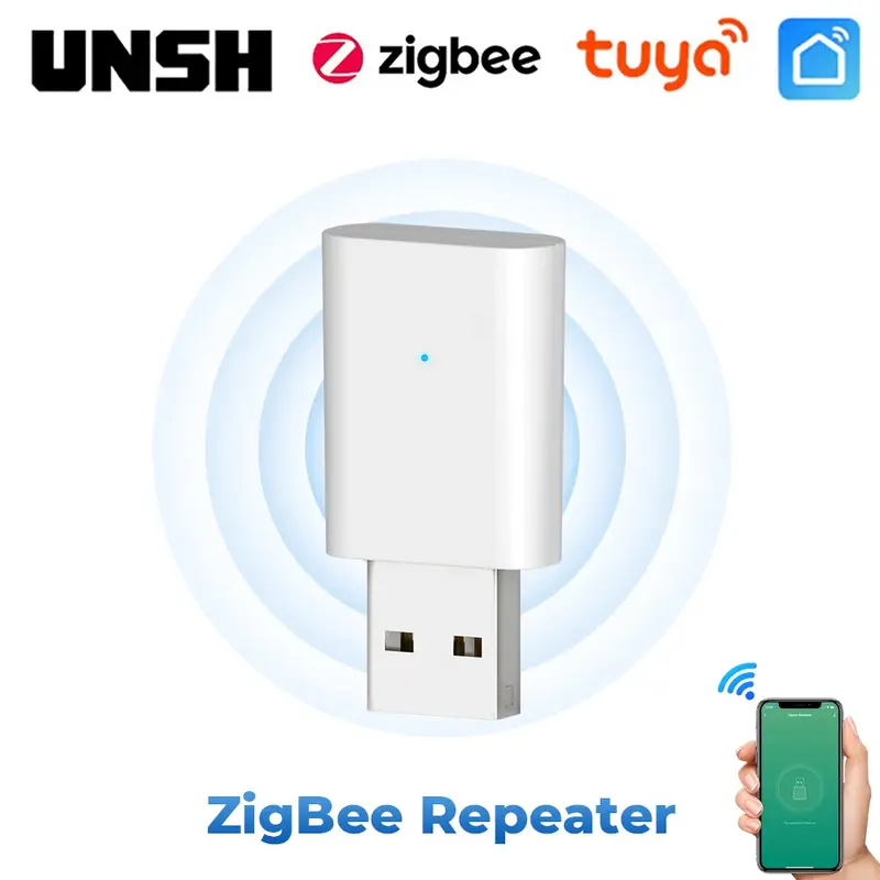 Tuya ZigBee USB regenerator sygnału wzmacniacz sygnału przedłużacz do inteligentnego życia ZigBee Gateway inteligentne urządzenia domowe asystent automatyzacji