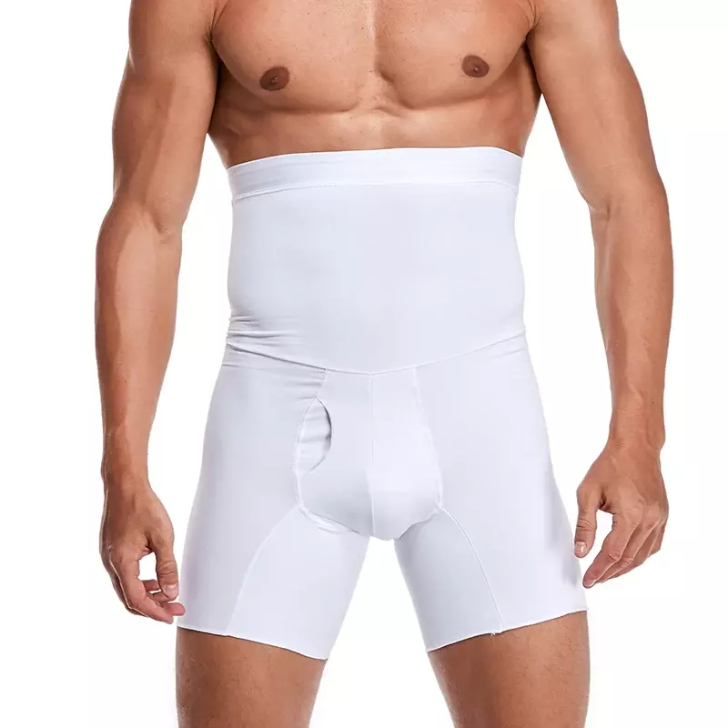 Men High Waist Body Shaper Waist Trainer Shaper Control Panties Compression Underwear Abdomen Belly Shaper Shorts