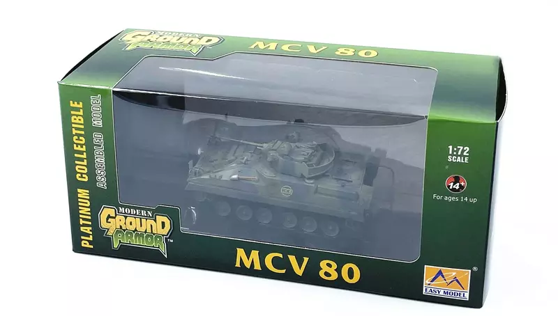 Modelo de vehículo blindado con orugas MCV8 de Reino Unido, colección de productos terminados 35037, 1: 72