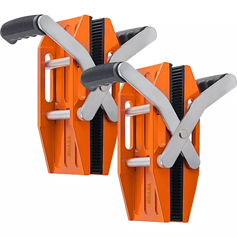 2 PCS Double Handed Stone Carrying Clamps,1.97 inch (50mm) Granite Lifting Tools with Slip-proof Rubber Pads