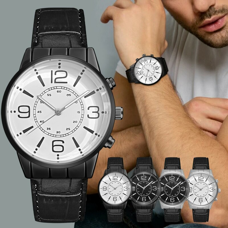 Часы мужские цифровые, градиентные кварцевые в минималистском стиле, с ремешком