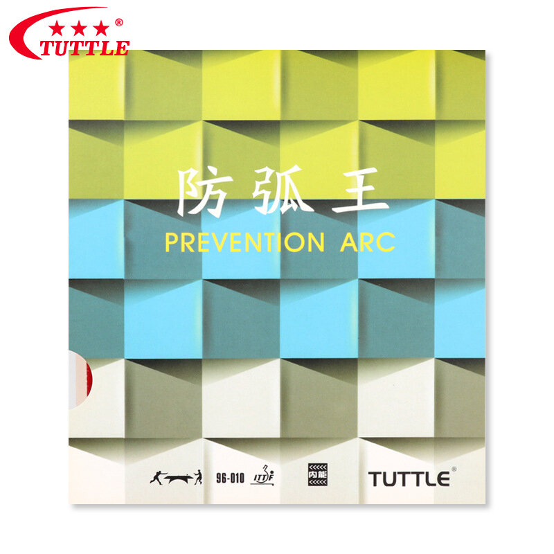 TUTTLE Prevention Arc Table Tennis Rubber ITTF Approved 2.2mm Pips-in Ping Pong Rubber with Internal Energy Sponge Fast Attack