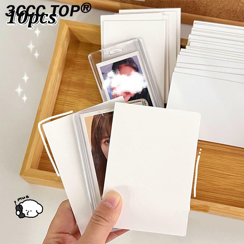 10Pcs DIY Handmade White Thick Paper Card Making Craft Thick Paperboard Cardboard Chipboard Backing Board