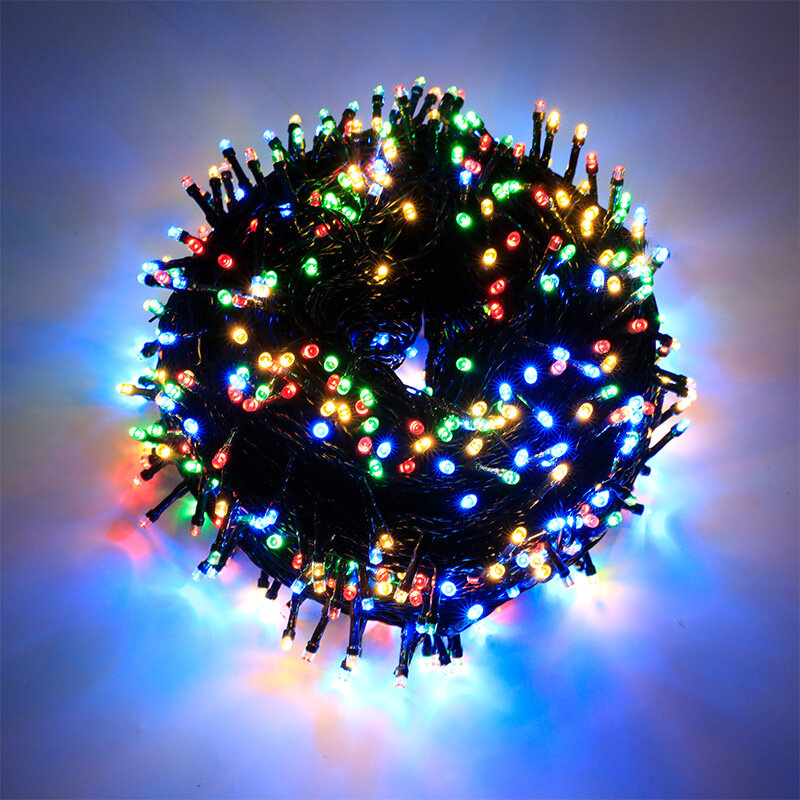 Cadena de luces LED con Cable de voltaje, árbol de Navidad de hadas para guirnalda de luces, fiesta, boda, vacaciones, 10M, 20M, 30M, 50M, 24V