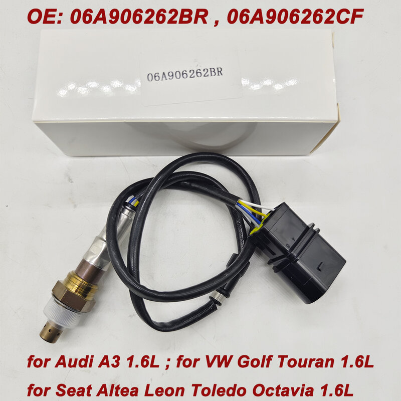 Aksesori Mobil untuk AUDI A3 VW golf Jetta SEAT Altea SKODA Octavia 5 kawat Sensor oksigen 06A 906 262 BR 06A906262CF