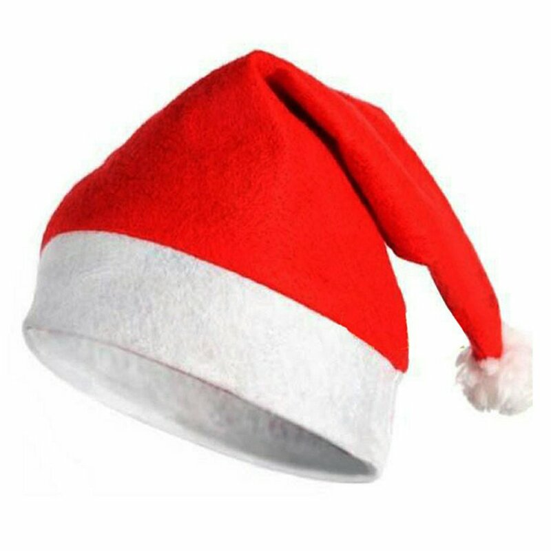 Topi Natal tebal 2024 dewasa anak-anak dekorasi Natal untuk rumah hadiah Natal Sinterklas topi musim dingin perlengkapan pesta Tahun Baru