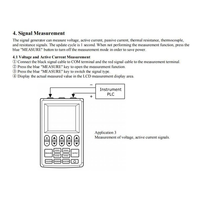 Multifunction Signal Generator 4-20Ma Current Voltage RTD Thermocouple Signal Source Handheld Process Calibrator