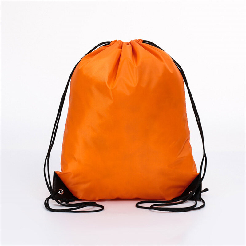 Portable Sports Bag Thicken Drawstring Belt Riding Backpack Gym Drawstring Shoes Bag Clothes Backpacks Waterproof