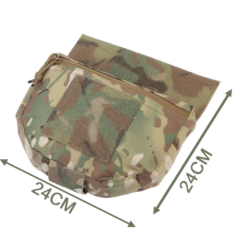 Tactical Vest Fanny Pack Belly Bag, Plate Carriers Pocket, FCPC V5, Peito Rig, Drop Pouch, Hook Loop, Acessórios de Atualização, Sub Package, Vest
