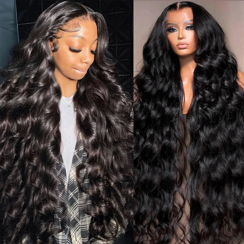 Body Wave Lace Front Wig 13x4 Lace Front Human Hair Wigs 30 Inch Brazilian HD Lace Frontal Wigs For Women Human Hair Closure Wig