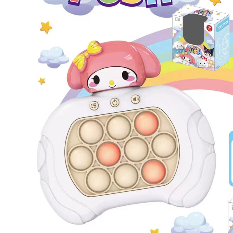 Cartoon Cinnamoroll Kuromi My Melody Quick Push Game Press It Competition Squeeze Relieve Stress Console Upgraded Fingertip Toys
