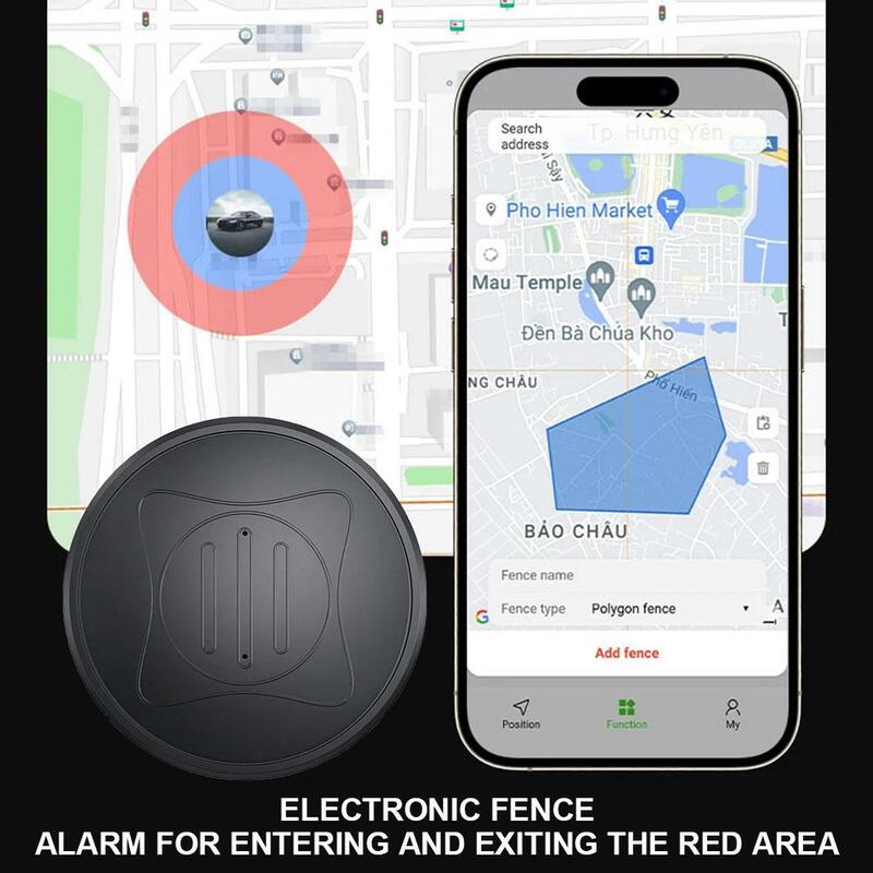Real- Locator Magnetic Finder Locator Mini Tracker Kids Wallet Pet Tracking Lost Vehicle Tracking Device Pet Bag S1k2