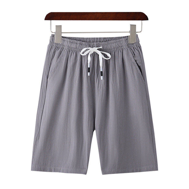 Pantalones cortos de algodón 100 para hombre, Bermudas cómodas de estilo moderno, ropa de playa informal, 5XL, novedad