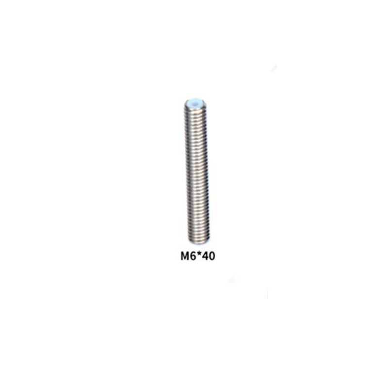 Mk8 3d impressora thread m6, 30mm/40mm, aço inoxidável, com bocal ptfe, tubo extrusor, 1.75mm, 1 a 5pcs