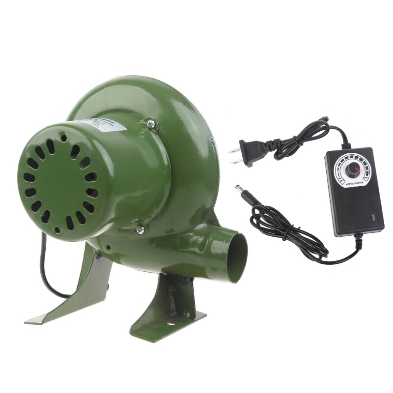 Воздуходувка для барбекю, мини-кузнечный вентилятор с воздуховодом, железный механизм, портативный вентилятор для барбекю 3-12 В