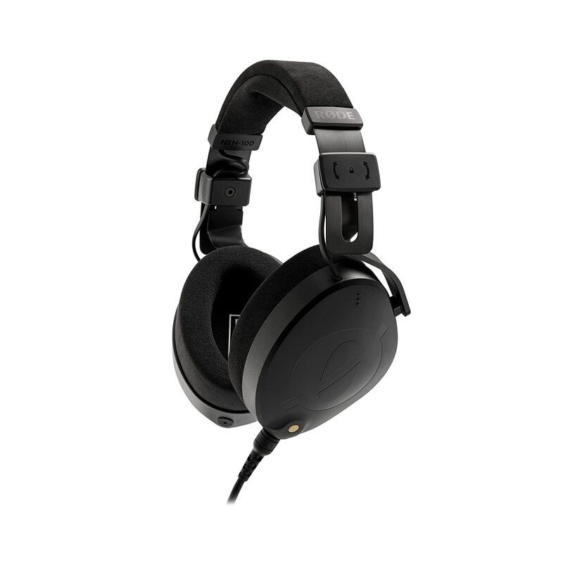 RODE NTH-100 Professional Headset with Microphone Media Broadcast Wired Monitoring Earphones for Noise Reduction Gaming