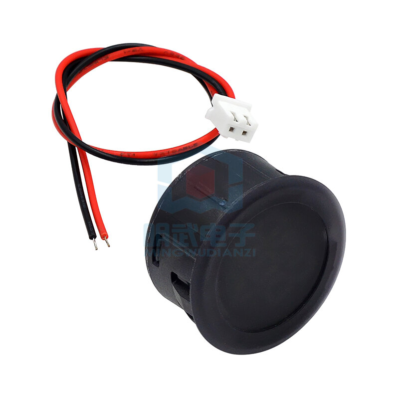 DC 4-100V DC Digital Voltmeter Head Display LED Digital Display Round Two-wire Voltmeter Reverse Connection Protection
