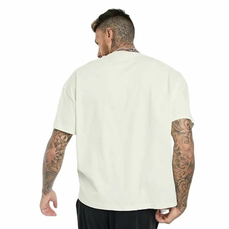 Kaus Santai Cetak Kustom Kaus DIY Desain Anda Sendiri Seperti Foto atau Logo Kaus Putih Mode Kaus Atasan Pria Kustom