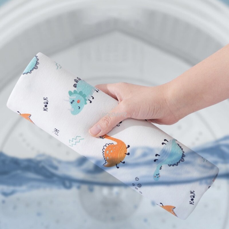 Ins Cartoon Baby Blankets Muslin Cotton Swaddling Quilt Summer Newborn Scarf Babies Swaddle for Infant Wrap Sleeping Bag Bedding