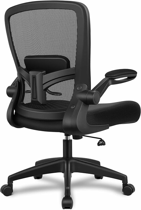 FelixKing kursi kantor ergonomis dengan jaring, penyangga Lumbar yang dapat diatur dengan sandaran tangan dan punggung tinggi