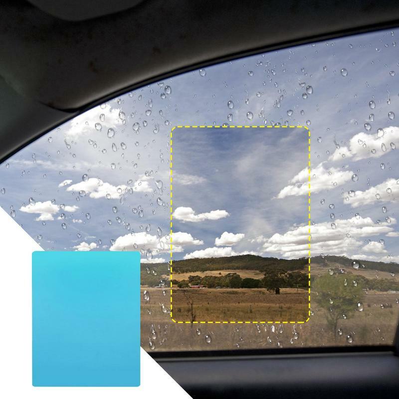 Pegatina protectora para espejo retrovisor de coche, película antiniebla, a prueba de lluvia, 2 piezas