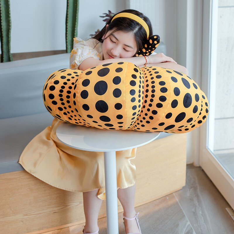 New Creative Point Pumpkin Plush Throw Pillow Toy Cute Stuffed Plants Plushies Cushion Anime Soft Halloween Pumpkins Home Decor