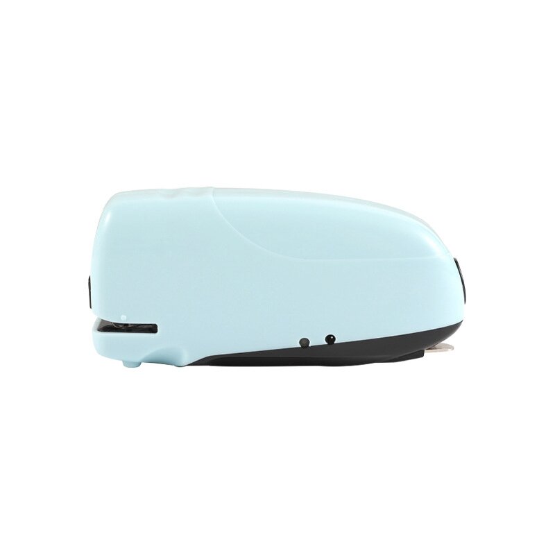 Portable Mini Electric Stapler Set Fit For Daily Office Is Suitable For School Office Family Students Blue