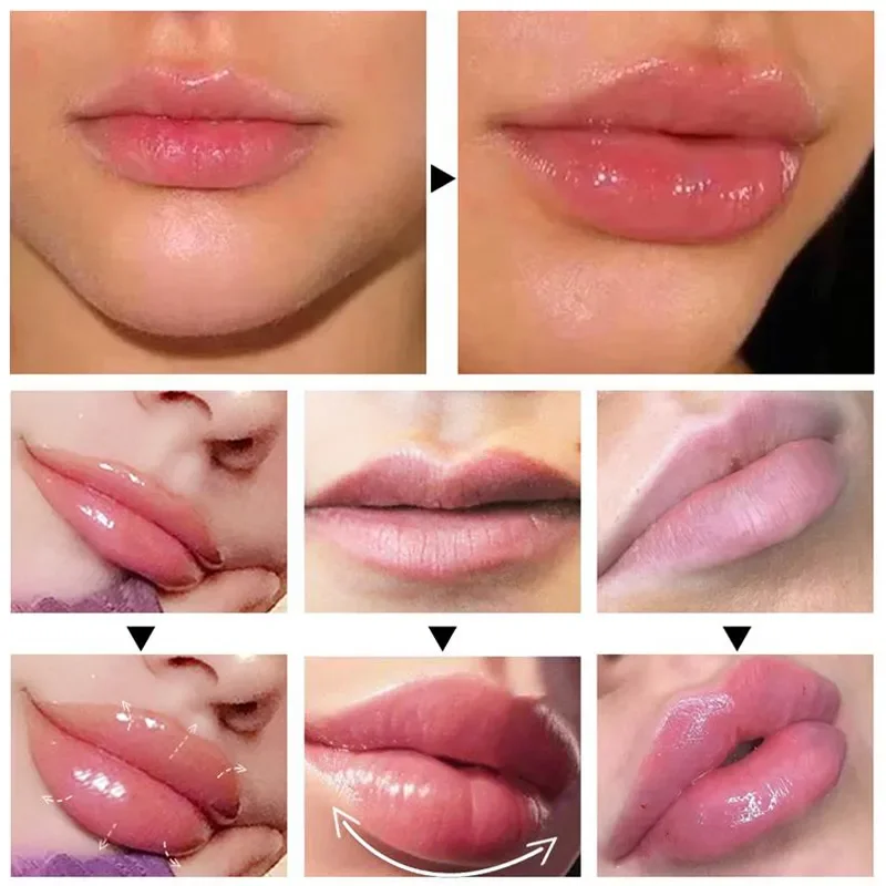 Lang anhaltende voluminöse Lippen Serum praller Reparatur reduzieren feine Linien voller Füllstoff größere Zellstoff Lippen feuchtigkeit spendende Pflege Essenz