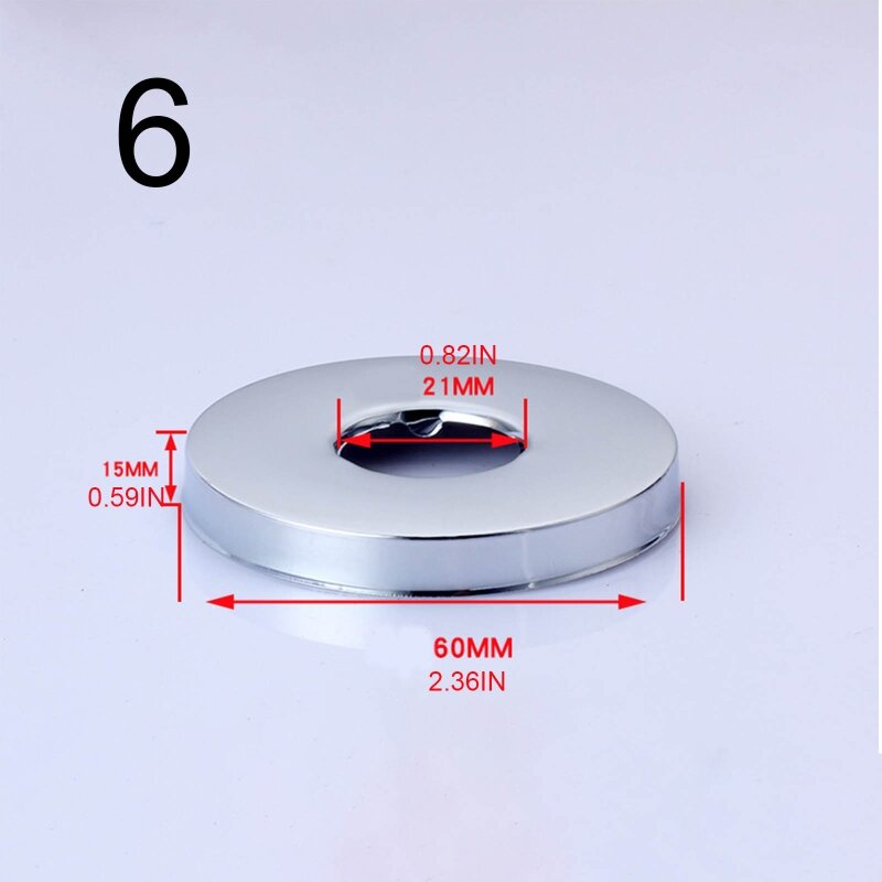 Self-Adhesive Wall Split Flange Escutcheon Cover Plate Shower Faucet Decorative Cover Finish Stainless Steel Dropship