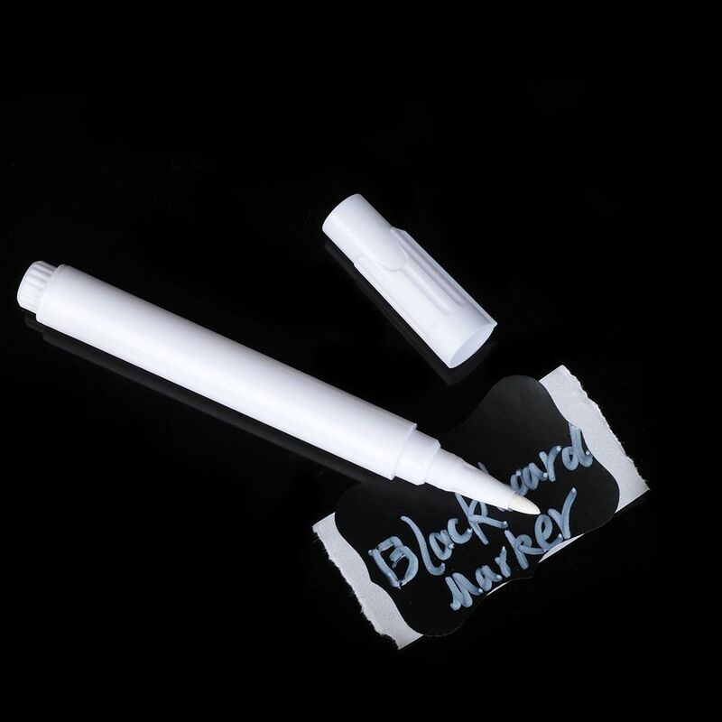 1/5/10pcs Environmental Windows Blackboard Metal Plastics Chalkboard Marker White Liquid Chalk Pen