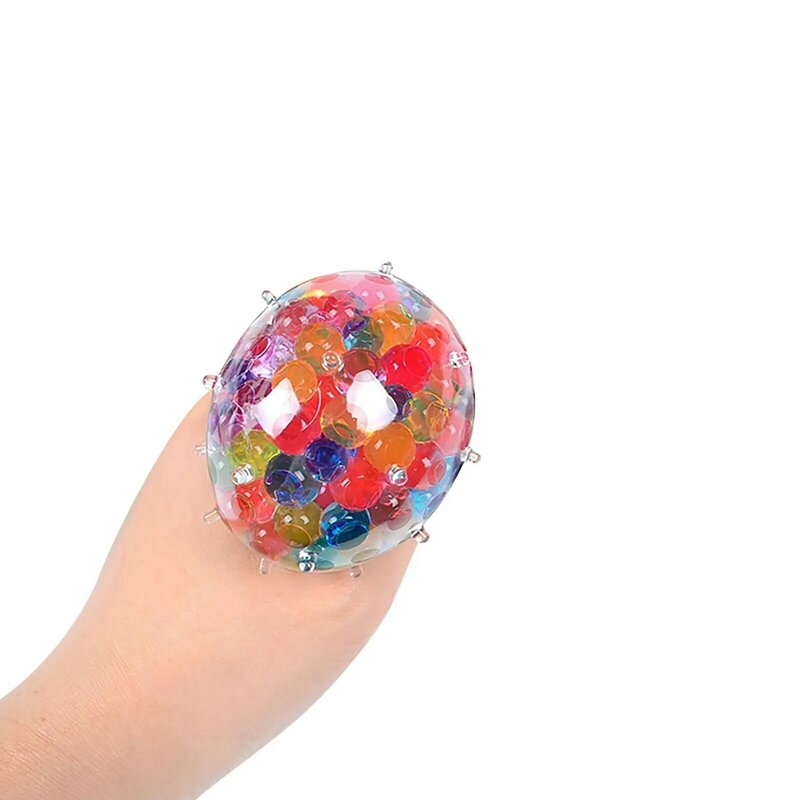 ของเล่น Relief แรงดันลูกปัดหลากสีลูกบอลของเล่นลูกบอล TPR NO NET Burr ความดันลม2มล. ของเล่นเด็กคลายเครียดของเล่นสำหรับเด็ก