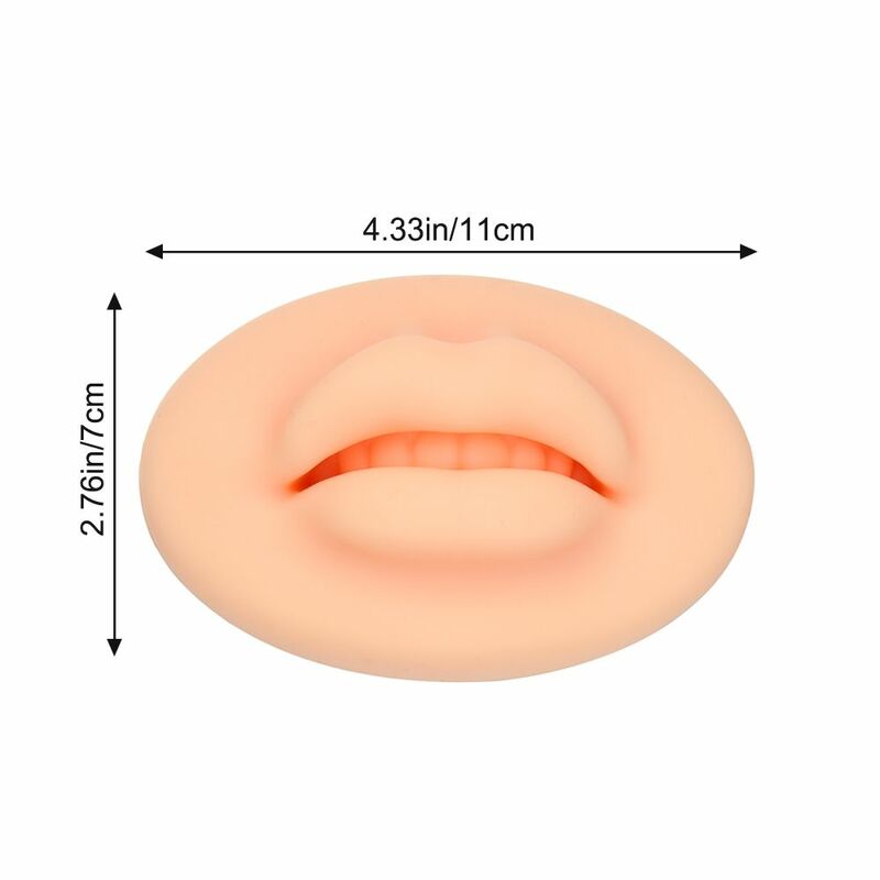 3D Praxis Lip Weiche Silikon Haut Öffnen Mund Für Permanent Make-Up Künstler Microblading Lip Erröten Training Zubehör Werkzeug