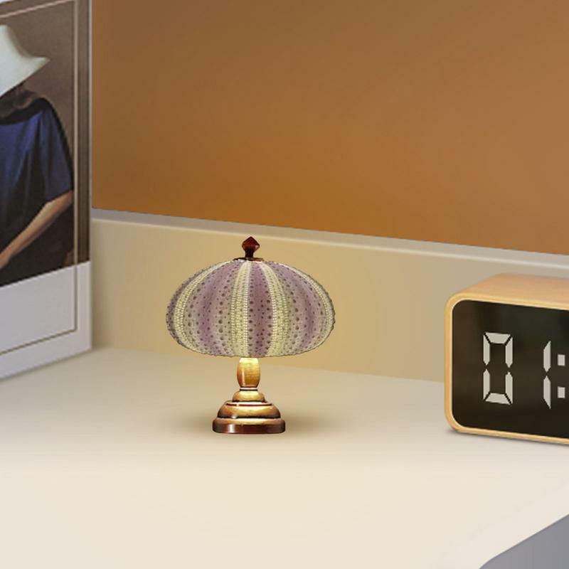 Lampe de table animal vintage, lampe de table oursin, lampe de bureau domestique pour chambre à coucher, salon, jolie veilleuse pour chambre d'enfant