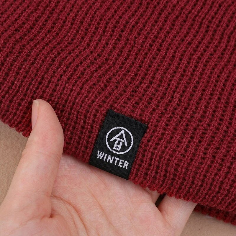 Capa de pescoço tricotando lã para homens e mulheres, cachecol à prova de frio, lenço de ciclismo quente ao ar livre, monocromático, moda inverno